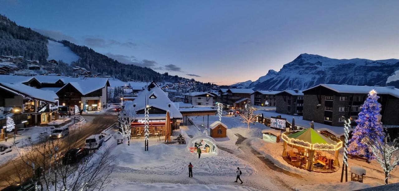 Apartament Bellevue Centre, Wifi, Mountain View Les Carroz d'Araches Zewnętrze zdjęcie