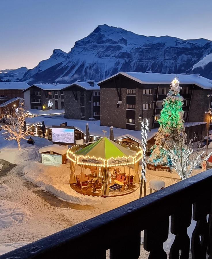 Apartament Bellevue Centre, Wifi, Mountain View Les Carroz d'Araches Zewnętrze zdjęcie