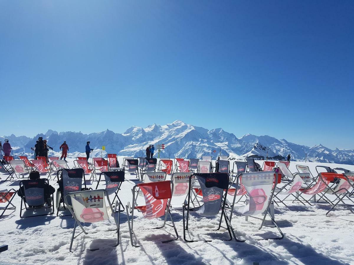 Apartament Bellevue Centre, Wifi, Mountain View Les Carroz d'Araches Zewnętrze zdjęcie
